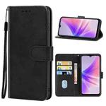 For OPPO A77s Leather Phone Case(Black)