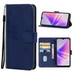 For OPPO A77s Leather Phone Case(Blue)