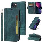 For iPhone 14 BETOPNICE Dual-side Buckle Leather Phone Case(Green)