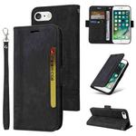 For iPhone 7 Plus / 8 Plus BETOPNICE Dual-side Buckle Leather Phone Case(Black)