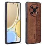 For Huawei Enjoy 50 Pro / nova Y90 AZNS 3D Embossed Skin Feel Phone Case(Brown)