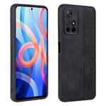 For Xiaomi Redmi Note 11T 5G AZNS 3D Embossed Skin Feel Phone Case(Black)