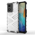 For vivo Y02s Honeycomb Phone Case(White)