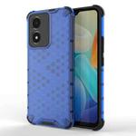 For vivo Y02s Honeycomb Phone Case(Blue)