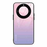 For Honor X40 Colorful Painted Glass Phone Case(Purple Sky)