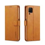 For Huawei P40 Lite / nova 6 SE LC.IMEEKE Calf Texture Horizontal Flip Leather Case, with Holder & Card Slots & Wallet & Photo Frame(Brown)