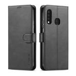 For Galaxy A70e LC.IMEEKE Calf Texture Horizontal Flip Leather Case, with Holder & Card Slots & Wallet & Photo Frame(Black)