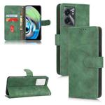 For Realme V23 5G / OPPO A57 5G Skin Feel Magnetic Flip Leather Phone Case(Green)