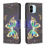 For Xiaomi Redmi A1 / A1+ Colored Drawing Pattern Flip Leather Phone Case(Big Butterfly)
