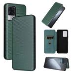 For Cubot X50 Carbon Fiber Texture Leather Phone Case(Green)