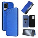 For Cubot X50 Carbon Fiber Texture Leather Phone Case(Blue)