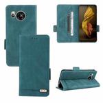 For Sharp Aquos Sense7 Plus Magnetic Clasp Flip Leather Phone Case(Green)