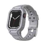 Armor Silicone Watch Band For Apple Watch Ultra 49mm(Grey)