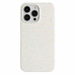For iPhone 14 Pro Max Wheat Straw Material Degradable TPU Phone Case(White)