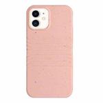 For iPhone 12 Wheat Straw Material Degradable TPU Phone Case(Pink)