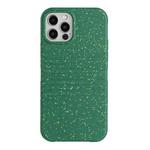 For iPhone 12 Pro Wheat Straw Material Degradable TPU Phone Case(Dark Green)