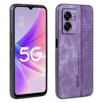 For OPPO A57 5G / A77 5G / Realme Q5i / V23 AZNS 3D Embossed Skin Feel Phone Case(Purple)
