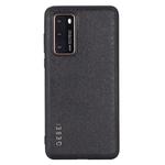 For Huawei P40 Pro GEBEI Full-coverage Shockproof Leather Protective Case(Black)