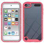 For iPod Touch 5 / 6 / 7 Shockproof Starry Sky PC + TPU Protective Case(Red)