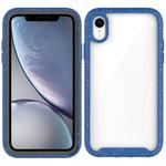 For iPhone XR Shockproof Starry Sky PC + TPU Protective Case(Blue)