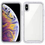For iPhone XS Max Shockproof Starry Sky PC + TPU Protective Case(White)