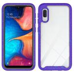 For Galaxy A10e Shockproof Starry Sky PC + TPU Protective Case(Purple)