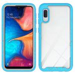 For Galaxy A10e Shockproof Starry Sky PC + TPU Protective Case(Sky Blue)