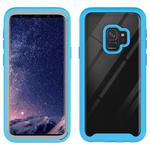 For Galaxy S9 Shockproof Starry Sky PC + TPU Protective Case(Sky Blue)