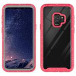 For Galaxy S9 Shockproof Starry Sky PC + TPU Protective Case(Red)