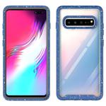 For Galaxy S10 5G Shockproof Starry Sky PC + TPU Protective Case(Blue)