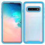 For Galaxy S10 Shockproof Starry Sky PC + TPU Protective Case(Sky Blue)
