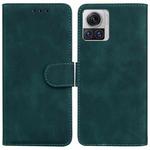 For Motorola Moto X30 Pro 5G / Edge 30 Ultra Skin Feel Pure Color Flip Leather Phone Case(Green)