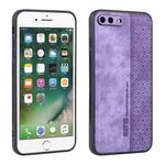 For iPhone 7 Plus / 8 Plus AZNS 3D Embossed Skin Feel Phone Case(Purple)