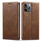 For iPhone 11 Pro LC.IMEEKE RFID Anti-theft Leather Phone Case(Brown)