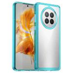 For Huawei Mate 50E Colorful Series Acrylic + TPU Phone Case(Transparent Blue)