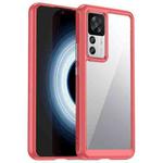 For Xiaomi Redmi K50 Ultra/Xiaomi 12T/Xiaomi 12T Pro Colorful Series Acrylic + TPU Phone Case(Red)