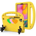 For Samsung Galaxy Tab A 8.0 2019 Love Small Palm Holder EVA Tablet Case(Yellow)