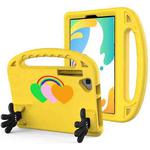 For Huawei MatePad 10.4 2022 Love Small Palm Holder EVA Tablet Case(Yellow)