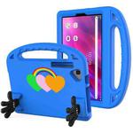 For Lenovo Tab K10 Love Small Palm Holder EVA Tablet Case(Blue)