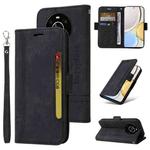 For Honor X9 4G / 5G / Honor X30 BETOPNICE Dual-side Buckle Leather Phone Case(Black)