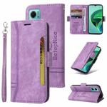 For Xiaomi Redmi Note 11E 5G BETOPNICE Dual-side Buckle Leather Phone Case(Purple)