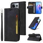 For OPPO Reno8 Pro 5G Global / Reno8 Pro+ BETOPNICE Dual-side Buckle Leather Phone Case(Black)
