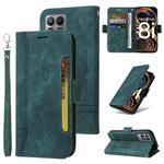 For Realme 8i BETOPNICE Dual-side Buckle Leather Phone Case(Green)