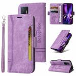 For vivo Y75 4G / V23e 4G/5G BETOPNICE Dual-side Buckle Leather Phone Case(Purple)