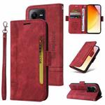 For vivo V25 / V25e 4G Global BETOPNICE Dual-side Buckle Leather Phone Case(Red)