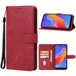 For Honor 8A 2020 Leather Phone Case(Red)