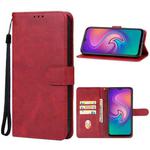 For Infinix S4 Leather Phone Case(Red)