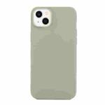 For iPhone 14 Solid Color Frosted Silicone Phone Case(Grey)