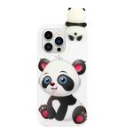 For iPhone 14 Pro Shockproof Cartoon TPU Phone Case(Panda)