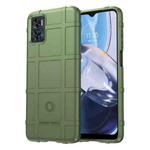 For Motorola Moto E22 Full Coverage Shockproof TPU Phone Case(Green)